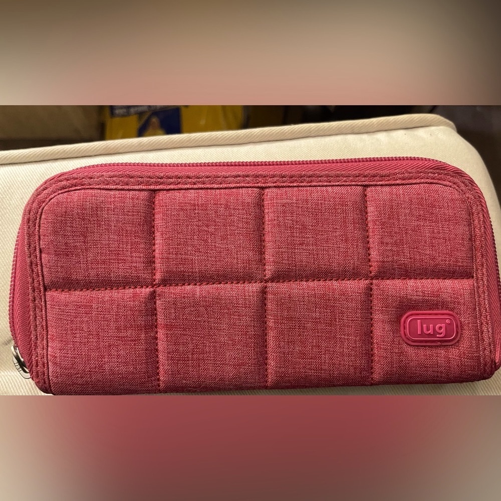 Pink Lug Wallet.
